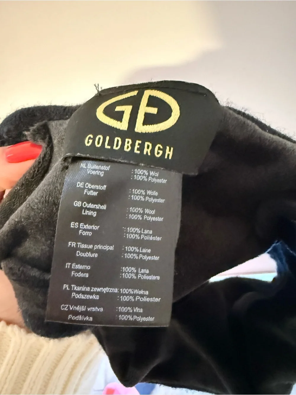 Goldbergh Black Ski Headband